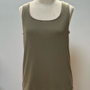 CHICOS‎ sleeveless, tee, tank top green